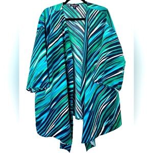 K144 Roaman’s Striped Kimono 22W